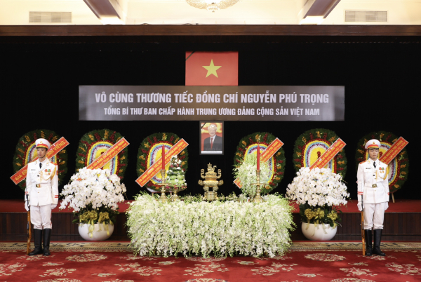 Lễ viếng Tổng Bí thư Nguyễn Phú Trọng tại TP Hồ Chí Minh -0