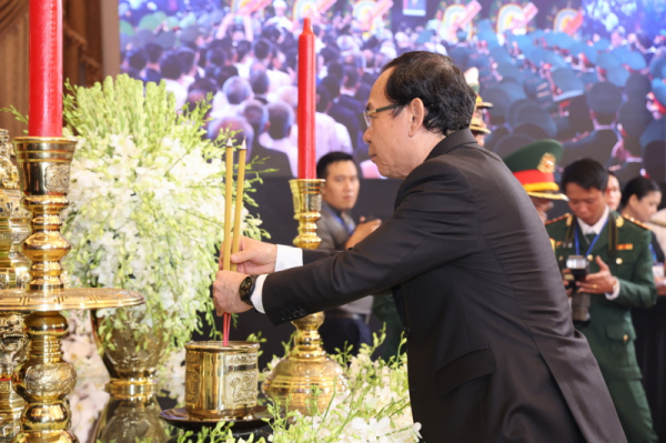 Tổ chức trọng thể Lễ viếng Tổng Bí thư Nguyễn Phú Trọng -1