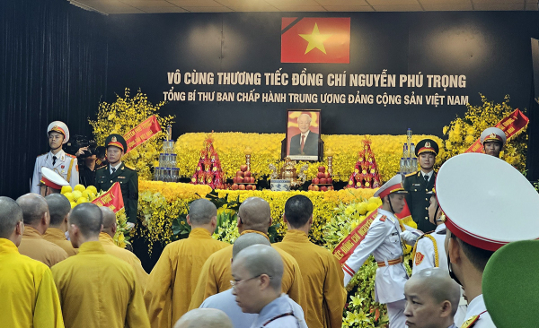 Tổ chức trọng thể Lễ viếng Tổng Bí thư Nguyễn Phú Trọng -0