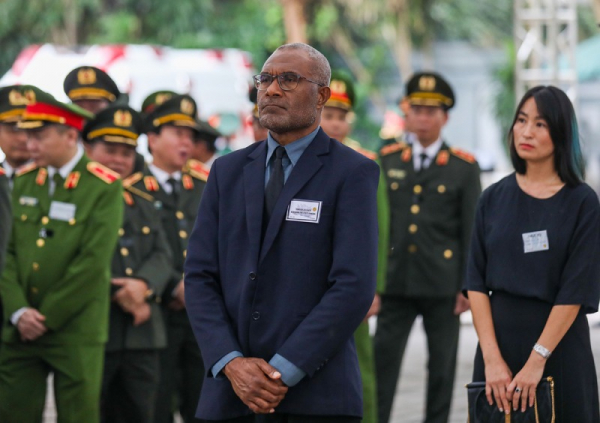 Các nhà lãnh đạo, đại diện các nước viếng Tổng Bí thư Nguyễn Phú Trọng tại Hà Nội -0