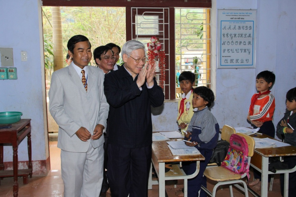Tổng Bí thư Nguyễn Phú Trọng từng ước nguyện cho đất nước Việt Nam, nhân dân ấm no hạnh phúc, mãi mãi thanh bình… trong chuyến sang thăm Ấn Độ -0