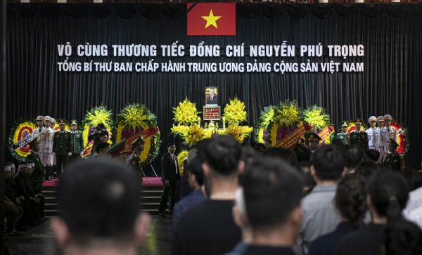 Hơn 3000 đoàn quốc tế viếng Tổng Bí thư Nguyễn Phú Trọng tại 94 cơ quan đại diện Việt Nam -0