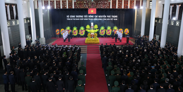 Lễ truy điệu Tổng Bí thư Nguyễn Phú Trọng -0