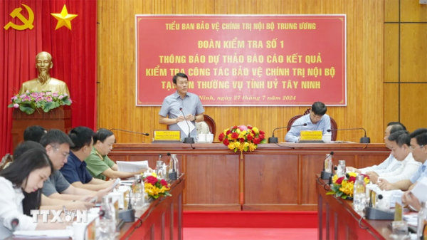 Bộ trưởng Lương Tam Quang làm việc với Tây Ninh về bảo vệ chính trị nội bộ -0