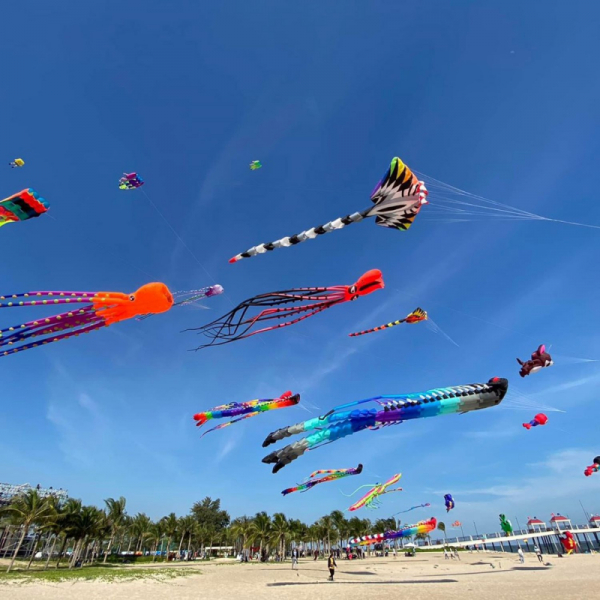 Quang Nam kite international festival 2024 attracts tourist to Hoian -0