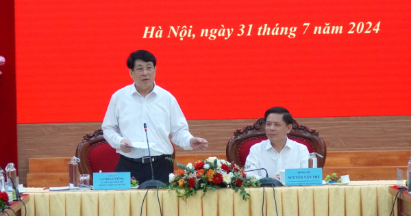 Thường trực Ban Bí thư làm việc với Đảng uỷ Khối các cơ quan Trung ương -0