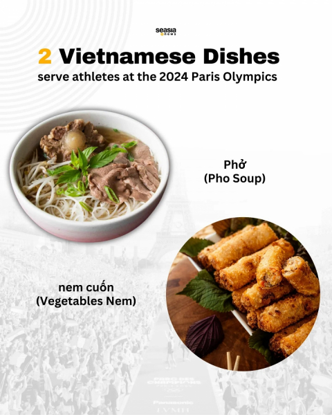 Two Vietnamese dishes selected to serve athletes at 2024 Paris Olympics -0