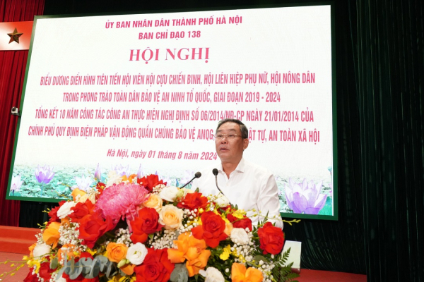 Hà Nội biểu dương nhiều điển hình tiên tiến trong phong trào toàn dân bảo vệ an ninh Tổ quốc -0