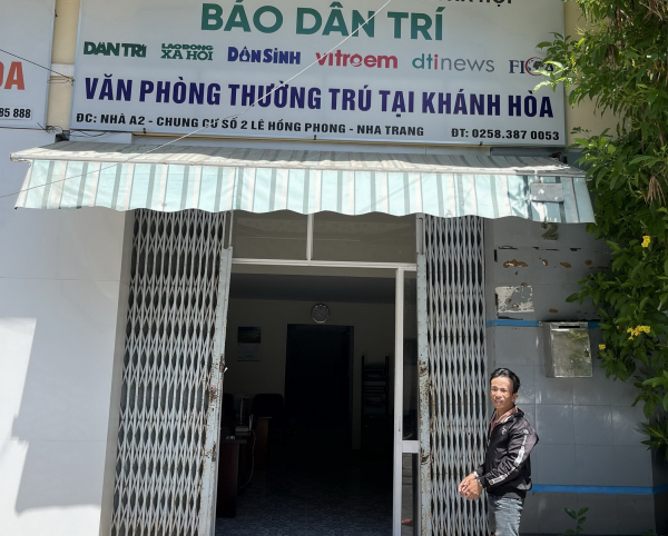 Bắt đối tượng phá khóa trộm cắp tài sản của VPTT Báo Dân trí tại Khánh Hòa -0