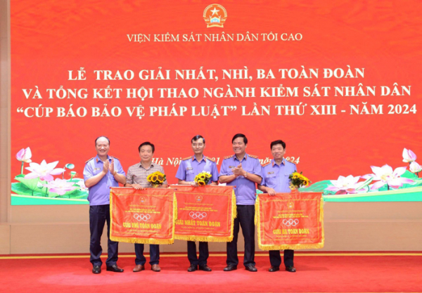 Tổng kết và trao giải toàn đoàn Hội thao ngành Kiểm sát nhân dân “Cúp Báo Bảo vệ pháp luật” lần thứ XIII - 2024 -0