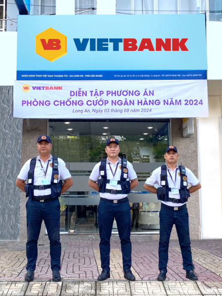 Vietbank tổ chức diễn tập phương án  phòng chống cướp ngân hàng năm 2024 -0