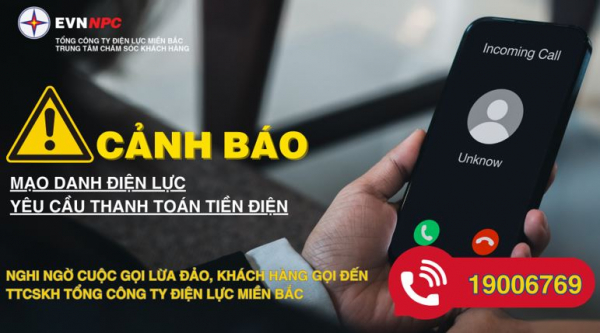 EVNNPC cảnh báo: Người dân không thanh toán tiền điện vào tài khoản cá nhân -0