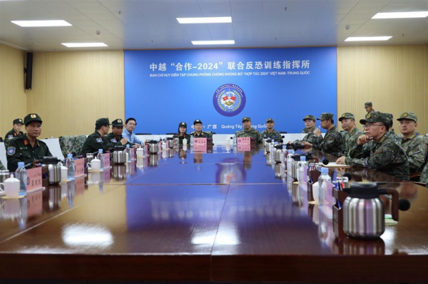 Vietnam - China joint anti-terrorism drill successfully ends -0