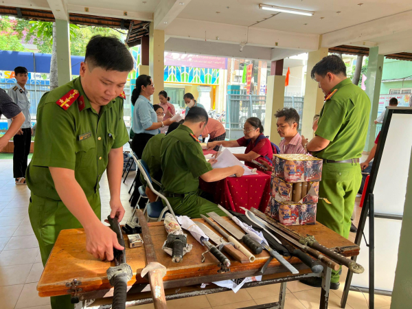 Có sẵn hung khí trong tay dễ biến mình thành người phạm tội -0