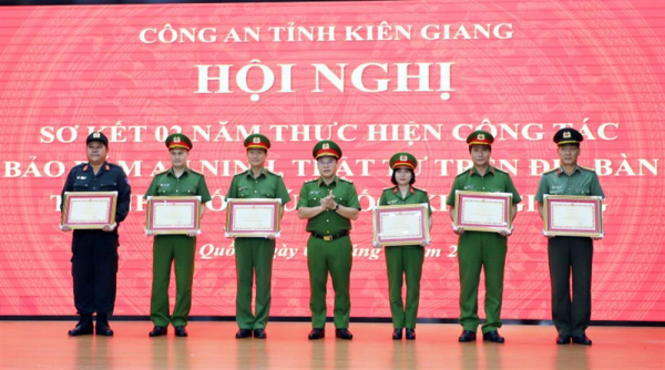 Kien Giang Provincial Police Department reviews the work of ensuring security and order in Phu Quoc city -0