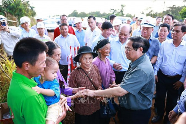 Thủ tướng Phạm Minh Chính kiểm tra dự án cao tốc Khánh Hòa - Buôn Ma Thuột -0