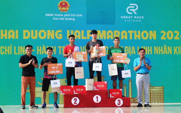 1.300 vận động viên tham gia giải chạy bộ Hải Dương Half Marathon -1