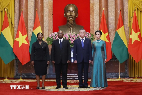 Lễ đón chính thức Tổng thống Cộng hòa Guinea-Bissau và Phu nhân -0