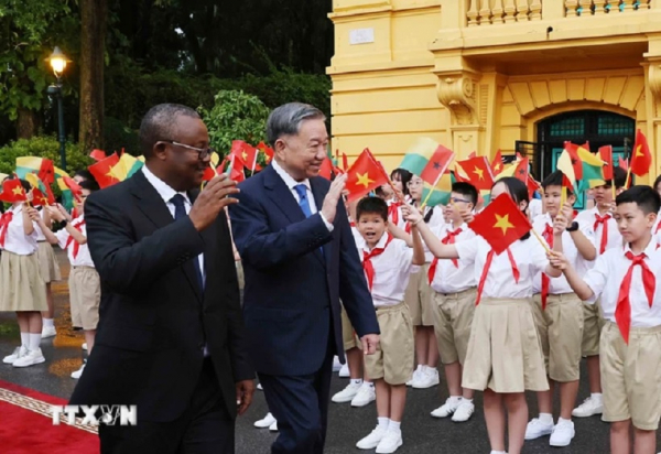 Lễ đón chính thức Tổng thống Cộng hòa Guinea-Bissau và Phu nhân -0