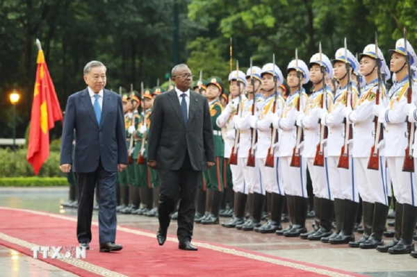 Lễ đón chính thức Tổng thống Cộng hòa Guinea-Bissau và Phu nhân -0