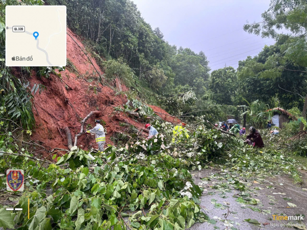 Mưa lớn trong đêm khiến nhiều nơi trên địa bàn tỉnh Sơn La bị thiệt hại -1