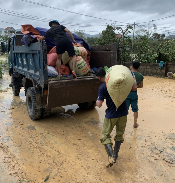 Công an Quảng Ninh khắc phục hậu quả sau bão -0