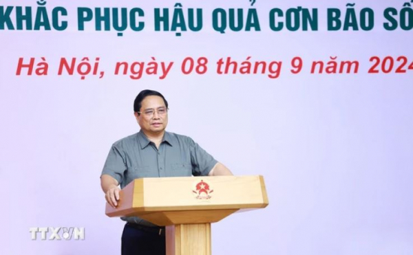 Thủ tướng họp trực tuyến với các địa phương về khắc phục hậu quả bão số 3 -0