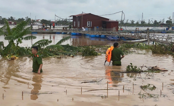 Công an Hải Dương huy động toàn bộ lực lượng ứng phó với mưa, lũ, sạt lở đất -0