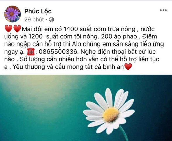 Ấm lòng những nghĩa cử đẹp rơi rốn lũ Thái Nguyên -1