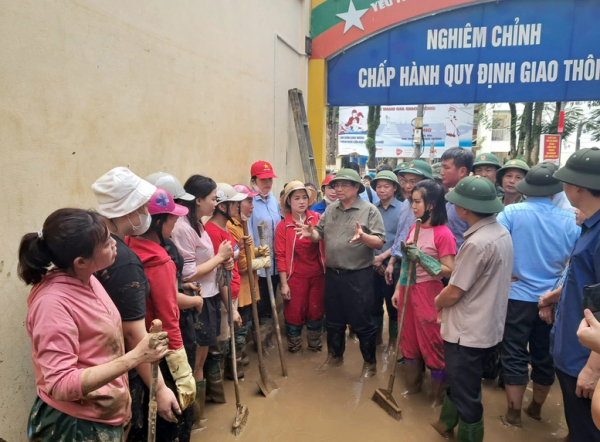 Thủ tướng Phạm Minh Chính tới Yên Bái chỉ đạo ứng phó, khắc phục hậu quả mưa lũ, thiên tai -0