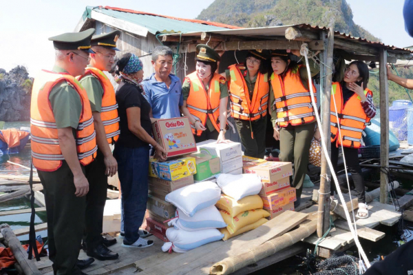 Đoàn Thanh niên, Hội phụ nữ và Công đoàn CAND tiếp tục đồng hành cùng nhân dân và CBCS khắc phục hậu quả thiên tai -0