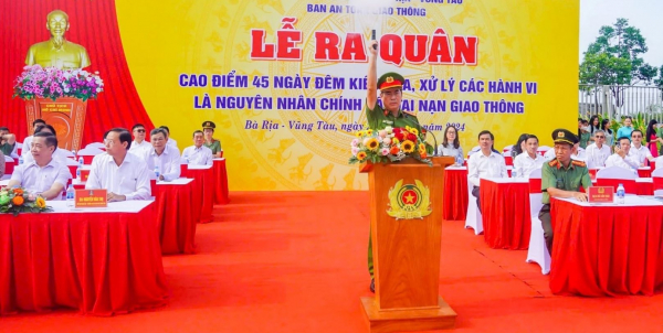 Bà Rịa-Vũng Tàu ra quân cao điểm 45 ngày đêm xử lý vi phạm giao thông -0