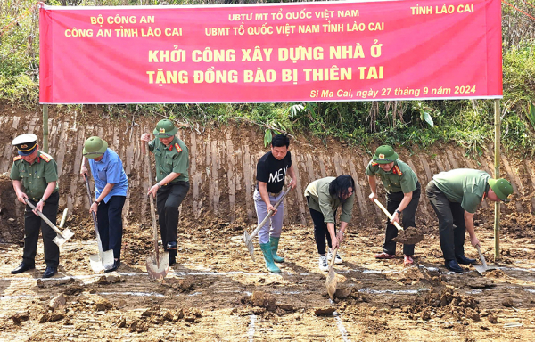 Lào Cai khởi công xây dựng nhà tặng các hộ dân bị ảnh hưởng sau bão -0