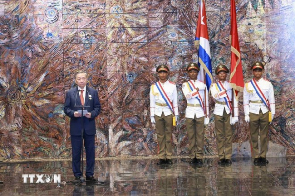 Cuba trao tăng Huân chương Jose Marti cho Tổng Bí thư, Chủ tịch nước Tô Lâm -0