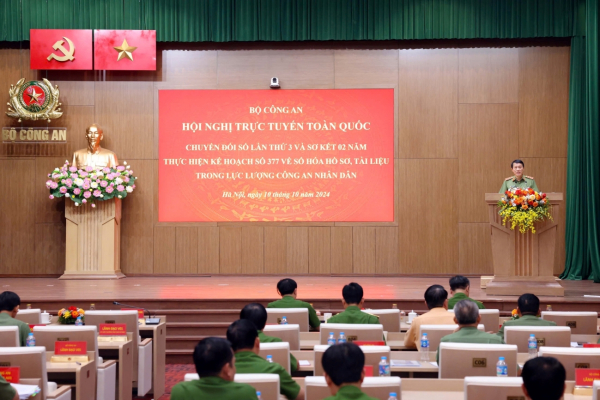 Tạo lập, kết nối, phát triển dữ liệu để chuyển đổi mạnh mẽ trạng thái làm việc trong CAND -0