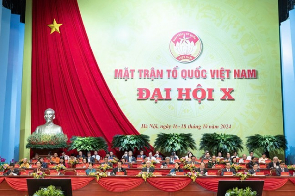 Phiên làm việc đầu tiên Đại hội đại biểu toàn quốc MTTQ Việt Nam lần thứ X, nhiệm kỳ 2024-2029 -0