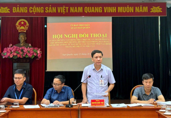 Hải Phòng dự kiến cưỡng chế giải phóng mặt bằng Dự án cầu Nguyễn Trãi -0