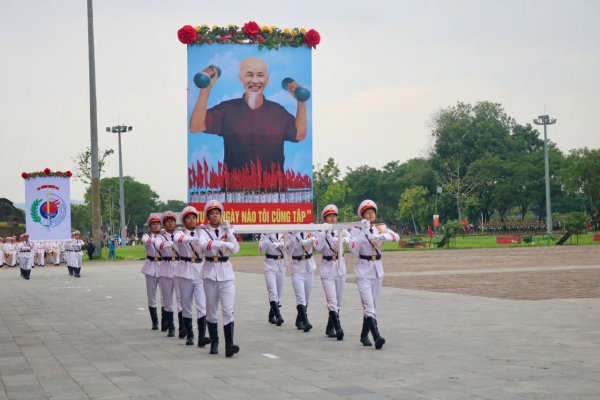 Mãn nhãn với những màn trình diễn ấn tượng tại khai mạc Đại hội Khỏe Vì An ninh Tổ quốc -0