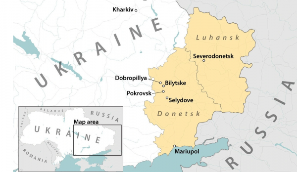 Nga tiến công nhanh chóng, phòng tuyến Ukraine tại Donbass có nguy cơ sụp đổ -0