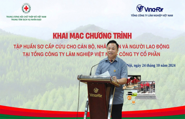 Huấn luyện bồi dưỡng kiến thức, kỹ năng sơ cấp cứu cho người lao động tại VINAFOR -0