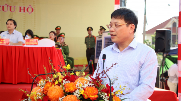 đồng chí nghiêm xuân cường - phó chủ tịch ubnd tỉnh phát biểu khai mạc.jpg -0