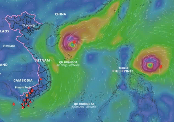 Bão số 7 chưa tan, nguy cơ Biển Đông đón bão số 8 -0