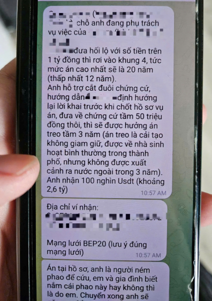 Mạo danh cơ quan tư pháp, yêu cầu người nhà nạn nhân “chạy án” bằng tiền điện tử rồi chiếm đoạt -0