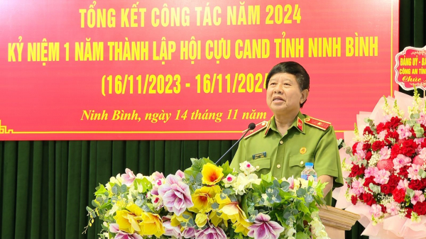 Hội Cựu CAND tỉnh Ninh Bình kỷ niệm 1 năm thành lập và tổng kết công tác Hội năm 2024 -0