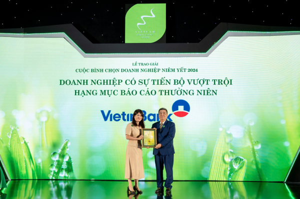 VietinBank giành cú đúp giải thưởng về Báo cáo thường niên tại VLCA 2024 -0