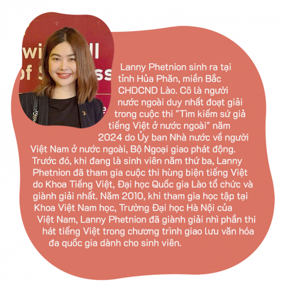 Lanny Phetnion: Tiếng Việt đã thay đổi cuộc đời tôi -0