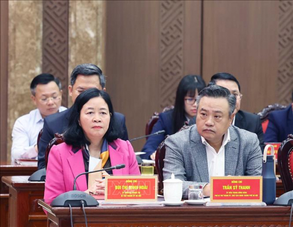 Tổng Bí thư Tô Lâm làm việc với Ban Thường vụ Thành ủy Hà Nội -0