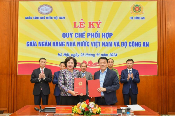 Ministry of Public Security, State Bank of Vietnam sign coordination regulations -0