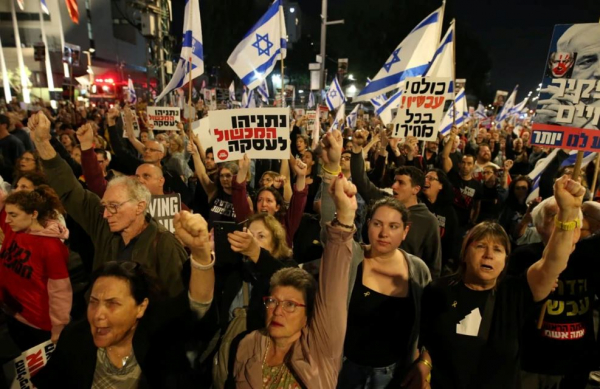 những cuộc biểu tình phản đối thủ tướng netanyahu lan rộng trong nước .jpg -0