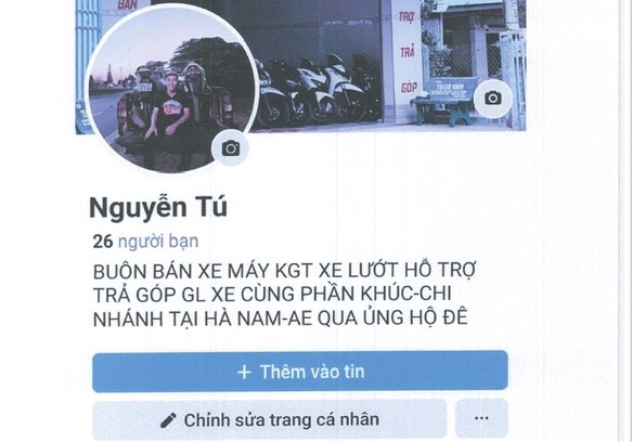 Làm rõ 16 tài khoản của nhóm thanh thiếu niên nhận cọc mua xe máy không giấy tờ rồi 